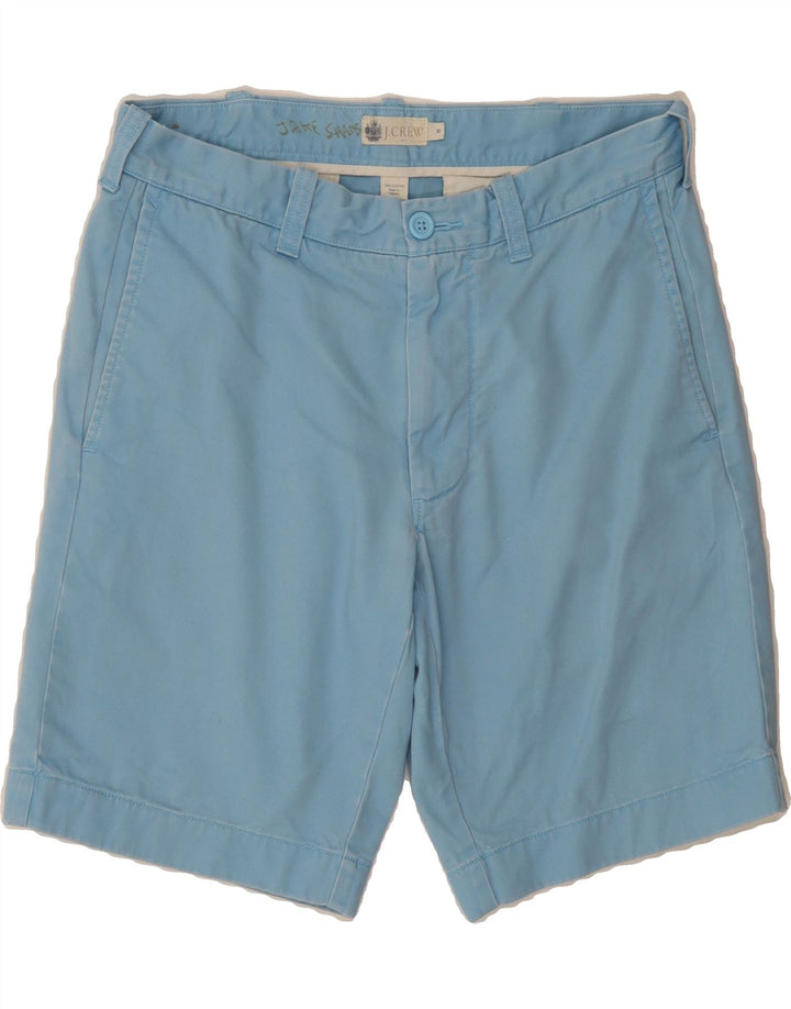 J. CREW Mens Chino Shorts W30 Medium Blue Cotton Vintage J. Crew and Second-Hand J. Crew from Messina Hembry 