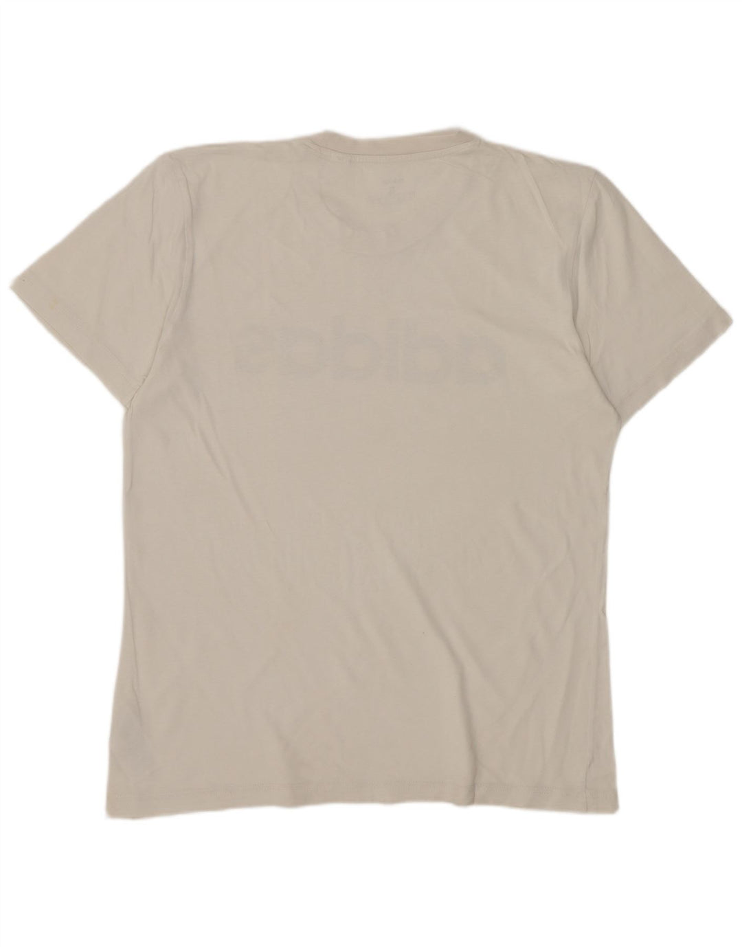 Adidas Mens Graphic T-Shirt Top Small White Cotton