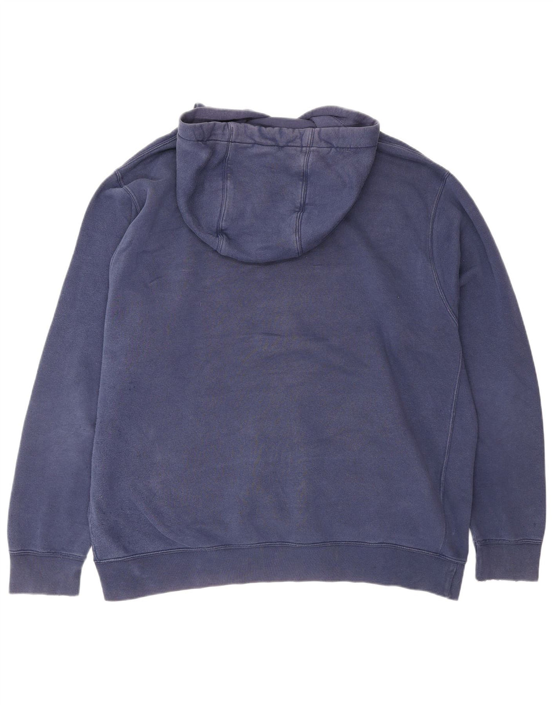 NIKE Mens Loose Fit Graphic Hoodie Jumper XL Navy Blue Cotton