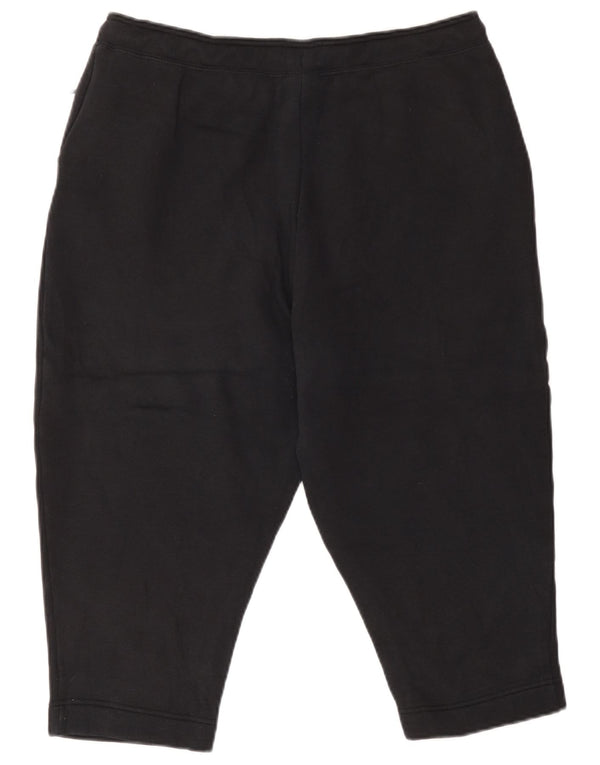 Nike Womens Sport Shorts UK 18 XL  Black Cotton
