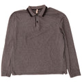 Sun68 Mens Long Sleeve Polo Shirt XL Grey Cotton