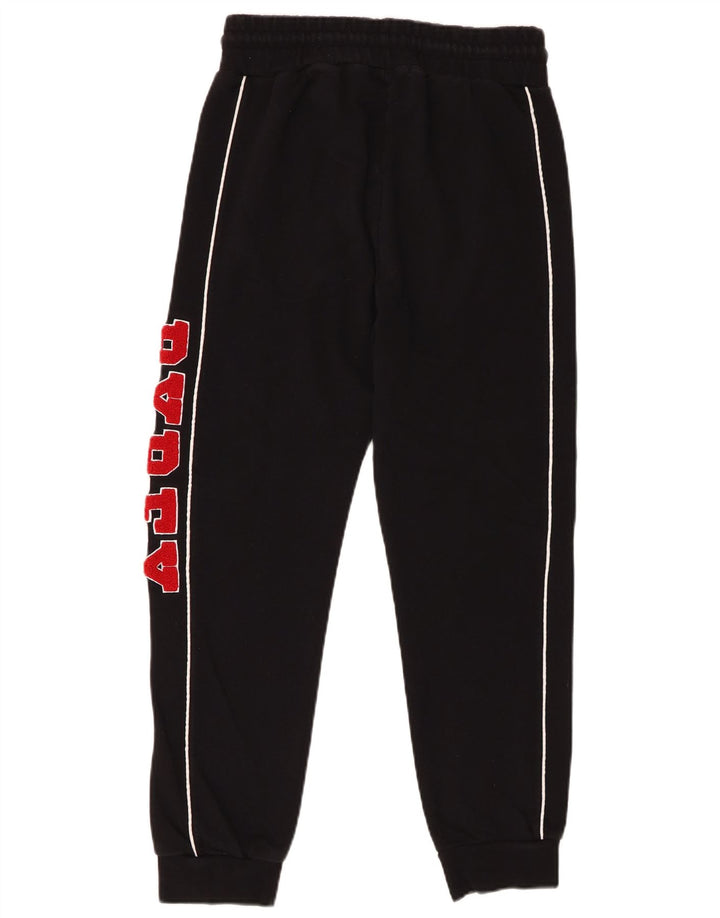 Pyrex Mens Graphic Tracksuit Trousers Joggers Medium Black Cotton
