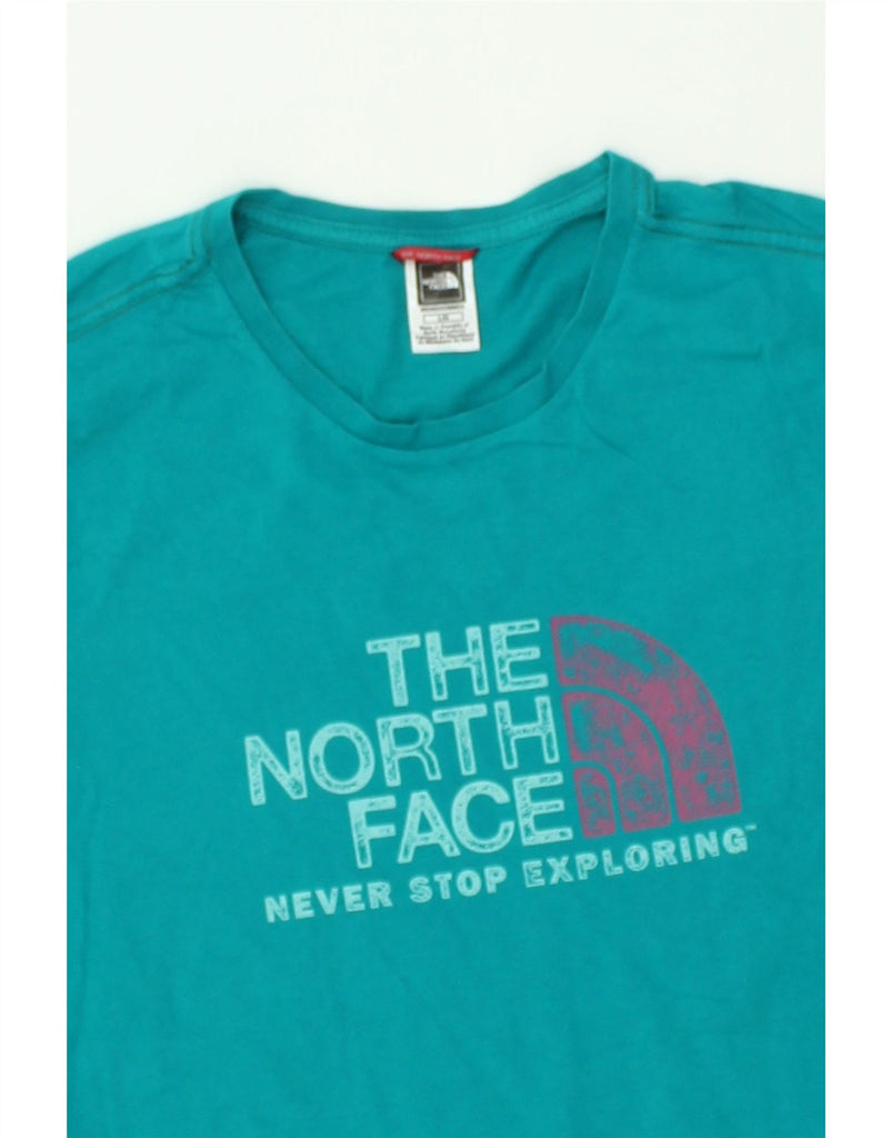 THE NORTH FACE Mens Graphic T-Shirt Top Large Blue Cotton | Vintage The North Face | Thrift | Second-Hand The North Face | Used Clothing | Messina Hembry 