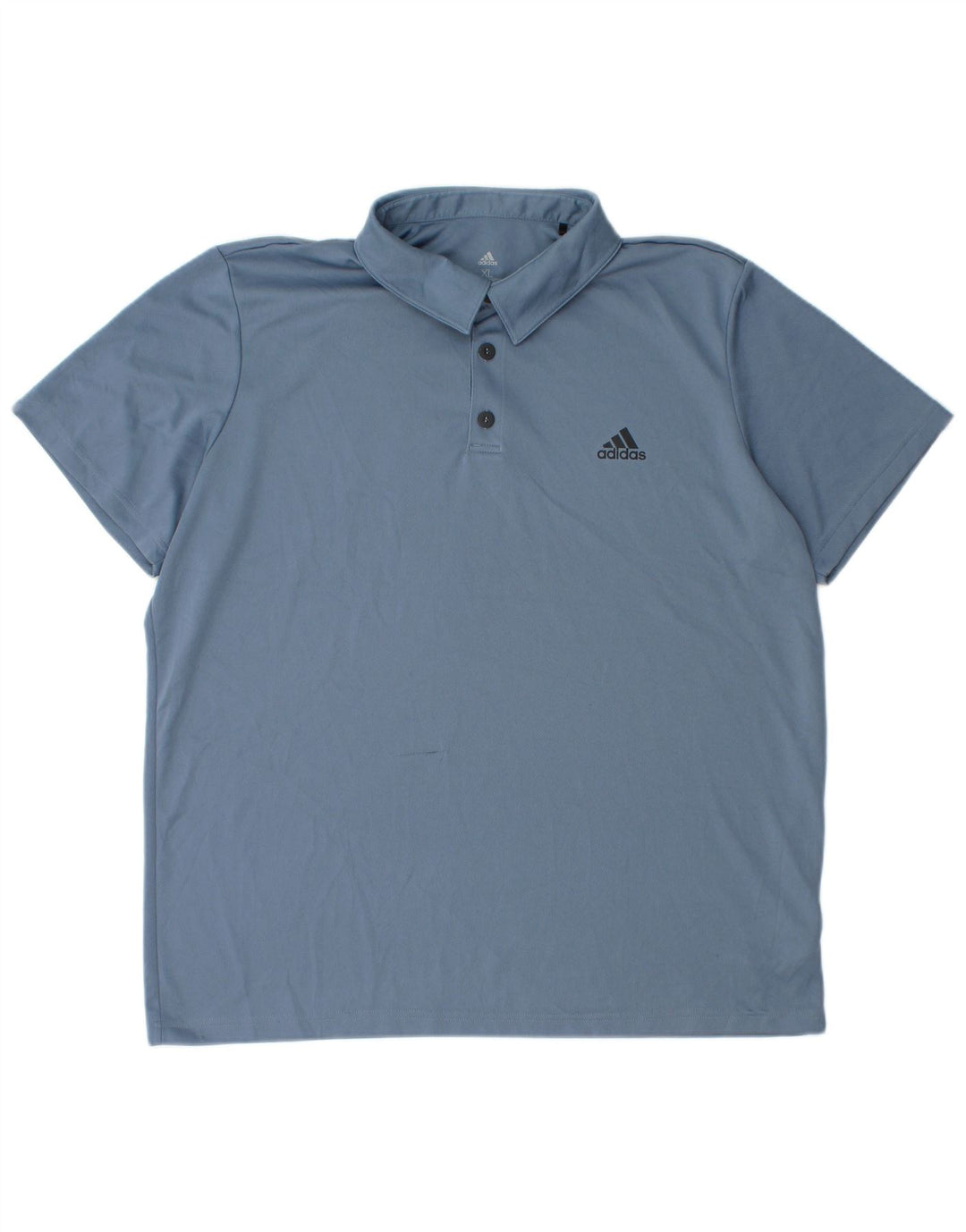Adidas Mens Aeroready Polo Shirt XL Blue Polyester