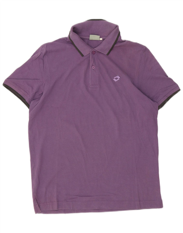 Lotto Mens Polo Shirt Medium Purple