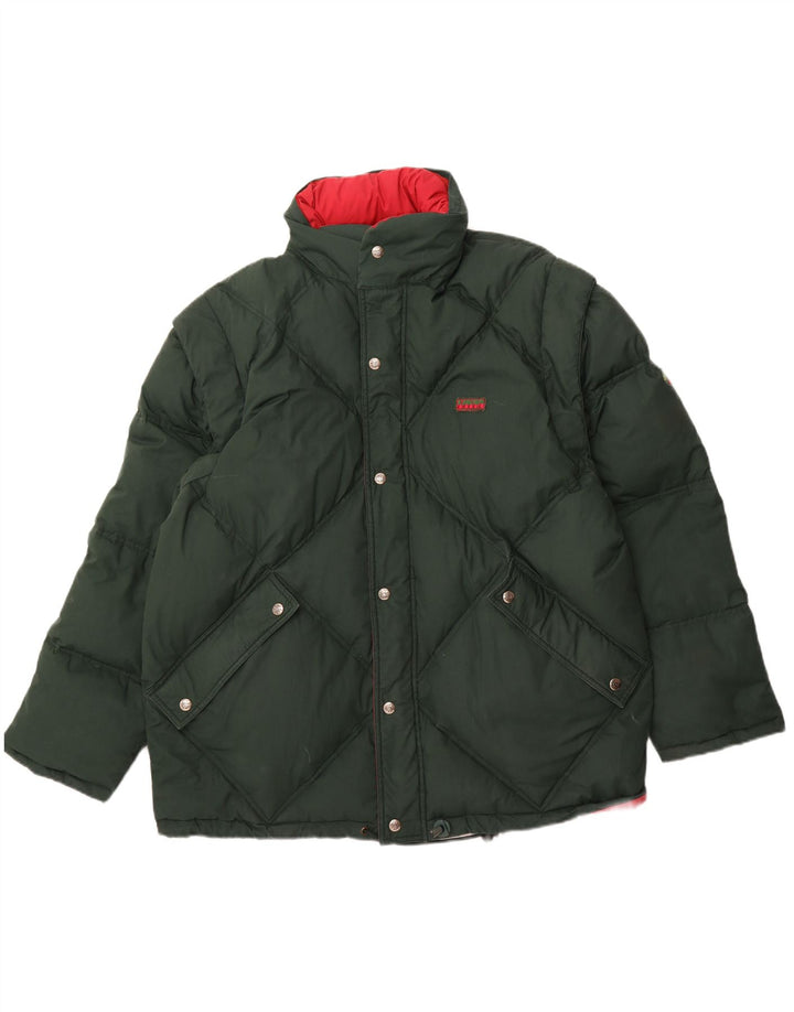 DIADORA Womens Loose Fit Reversible Padded Jacket UK 16 Large Red