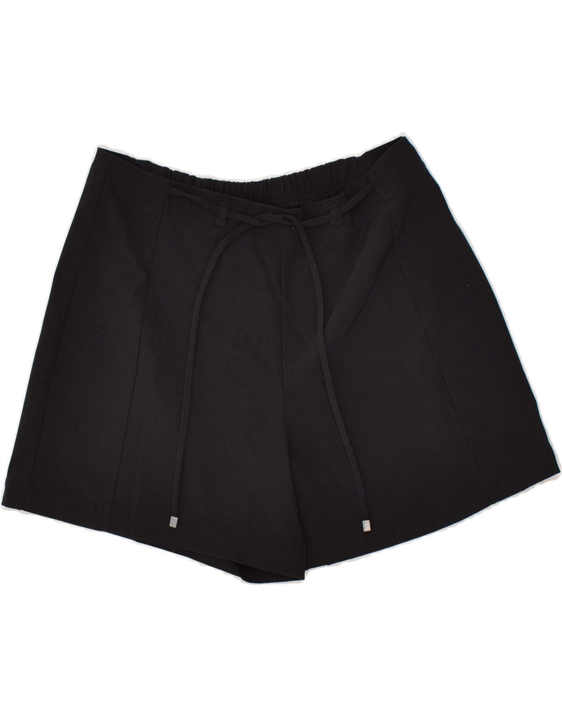 ADIDAS Womens Sport Shorts UK 12 Medium  Black Polyamide | Vintage Adidas | Thrift | Second-Hand Adidas | Used Clothing | Messina Hembry 