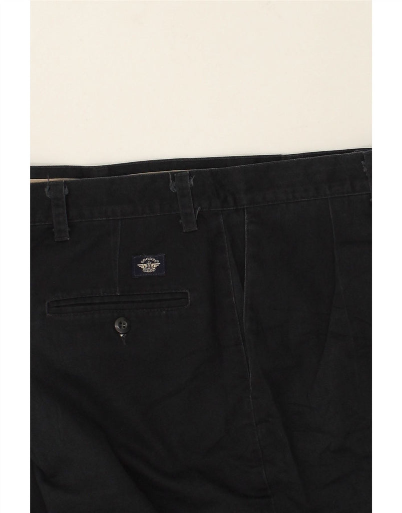 DOCKERS Mens Straight Chino Trousers W42 L30 Navy Blue Cotton | Vintage Dockers | Thrift | Second-Hand Dockers | Used Clothing | Messina Hembry 