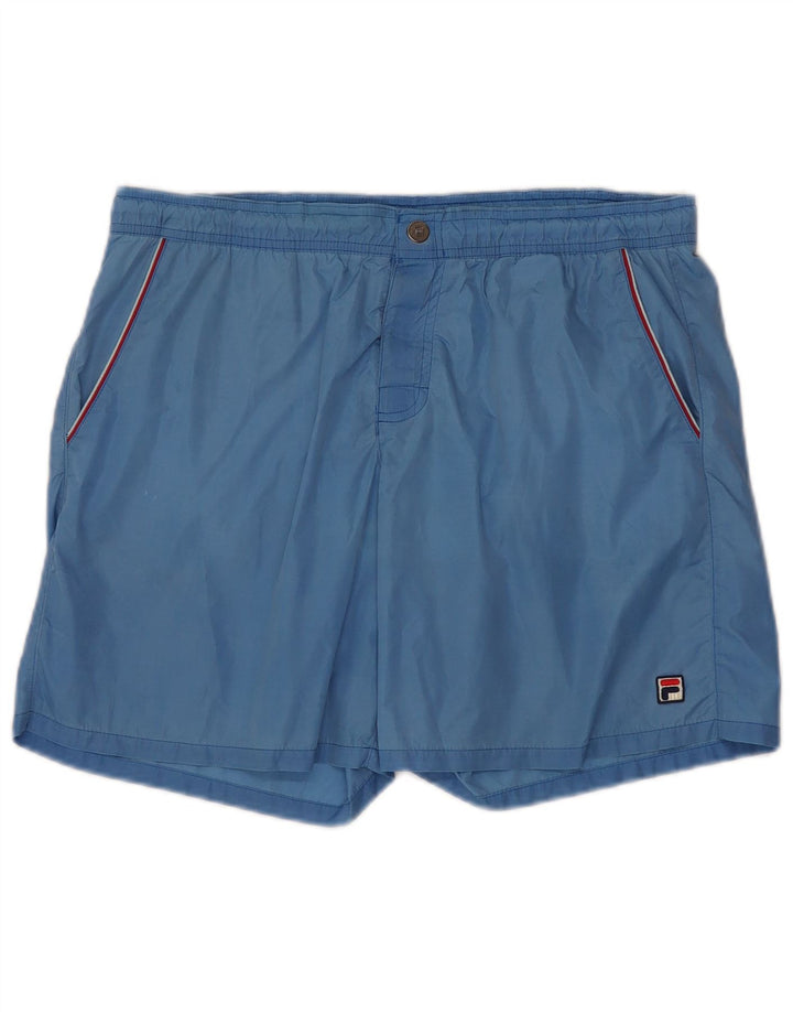 Fila Mens Swimming Shorts XL  Blue Polyamide