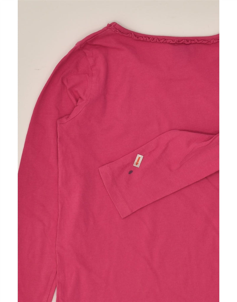 RALPH LAUREN Girls Top Long Sleeve 7-8 Years Medium  Pink Cotton | Vintage Ralph Lauren | Thrift | Second-Hand Ralph Lauren | Used Clothing | Messina Hembry 