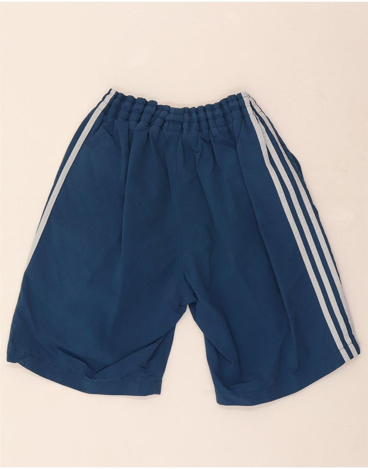 Adidas Womens Sport Shorts UK 14 Large  Blue