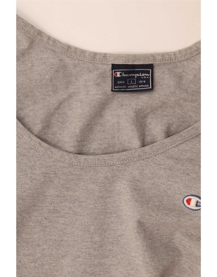 Champion Mens Vest Top Large Grey Flecked
