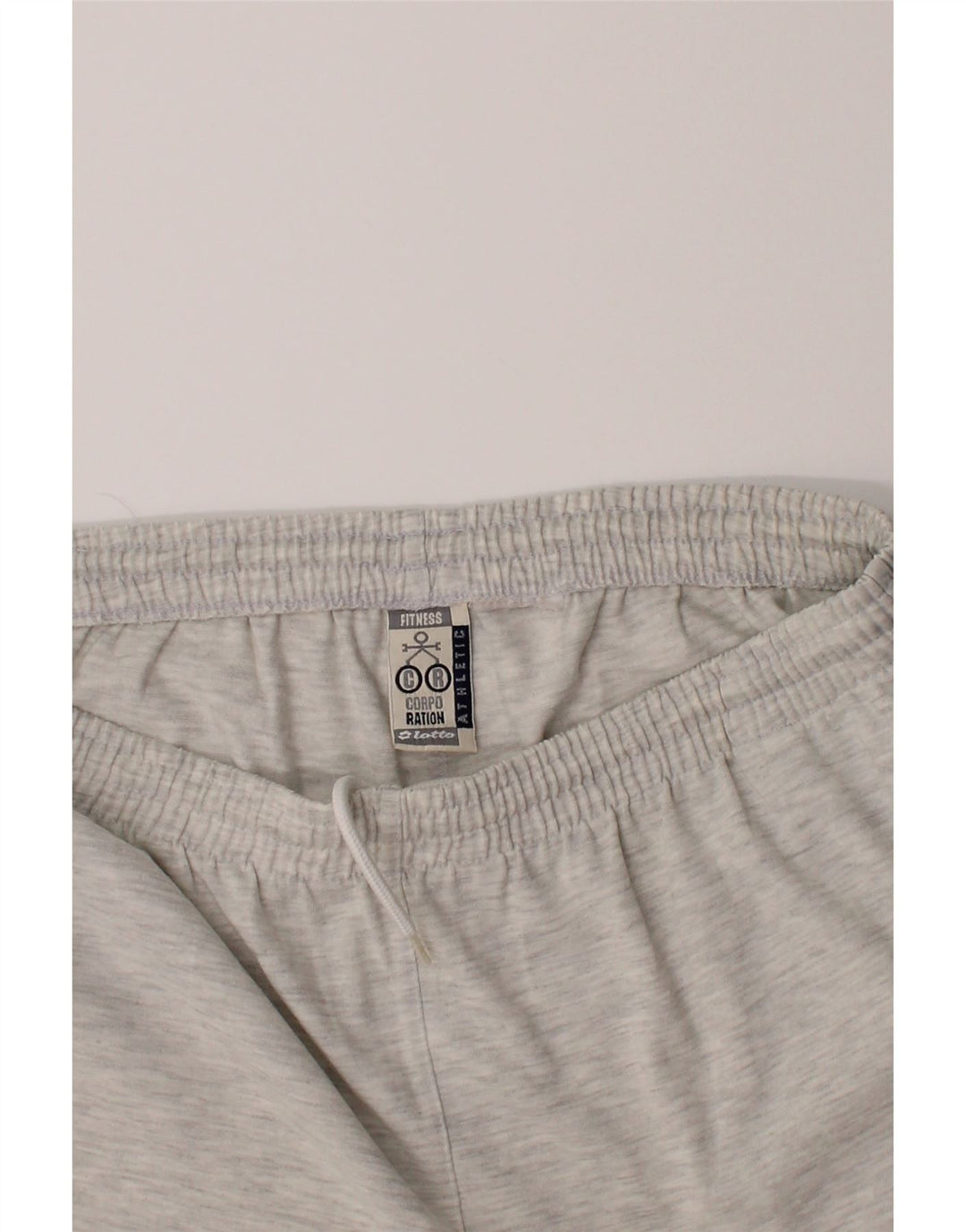 LOTTO Womens Tracksuit Trousers UK 14 Large  Grey Flecked Vintage Lotto and Second-Hand Lotto from Messina Hembry 