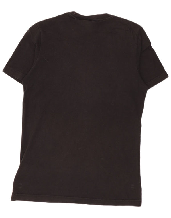 ADIDAS Mens T-Shirt Top Small Black Cotton