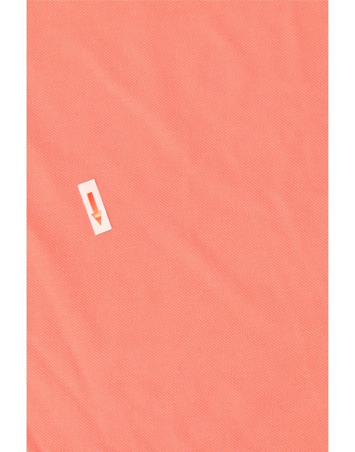 Diadora Mens Polo Shirt Small Pink Cotton