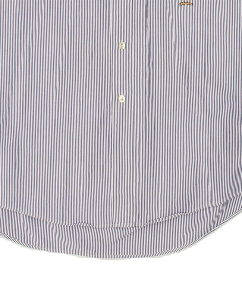 TOMMY HILFIGER Mens Shirt Size 15 1/2 Medium Blue Striped Cotton Vintage Tommy Hilfiger and Second-Hand Tommy Hilfiger from Messina Hembry 