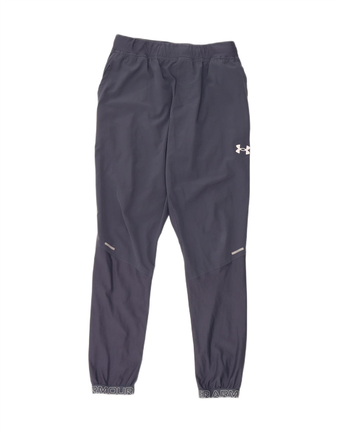 UNDER ARMOUR Mens Graphic Tracksuit Trousers Joggers Medium Navy Blue