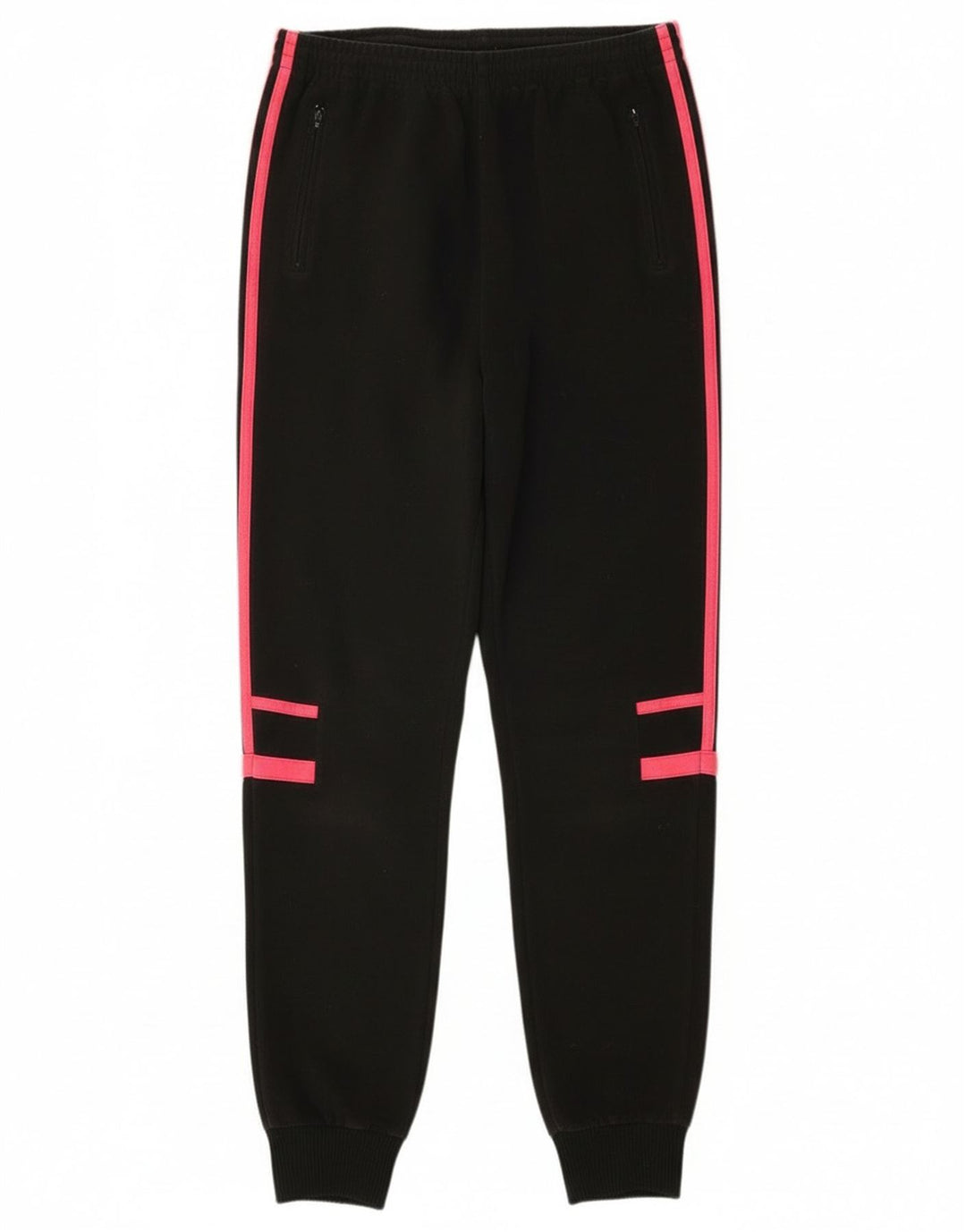 Adidas Girls Tracksuit Trousers Joggers 13-14 Years  Black Polyester