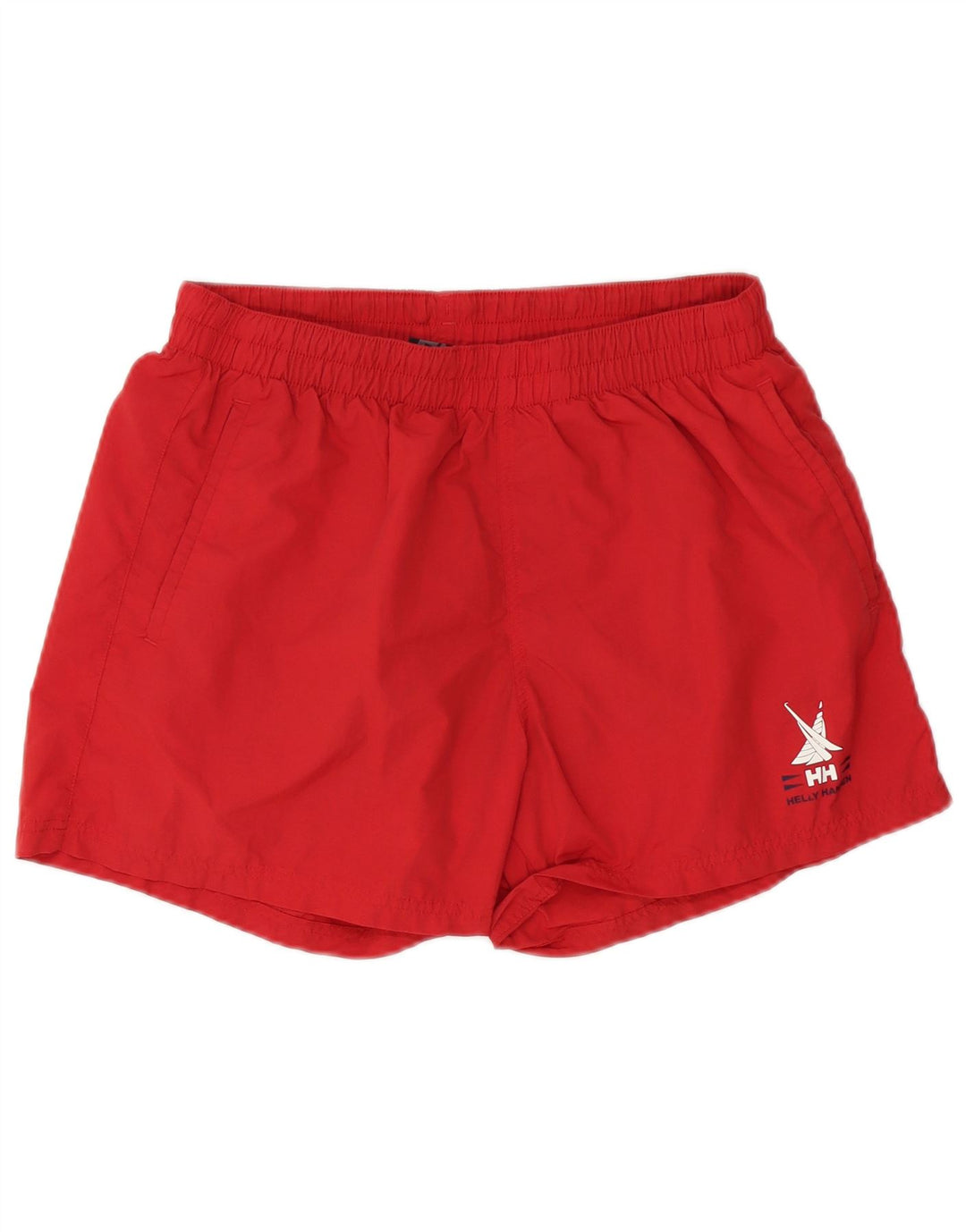 HELLY HANSEN Mens Swimming Shorts Large Red Polyamide