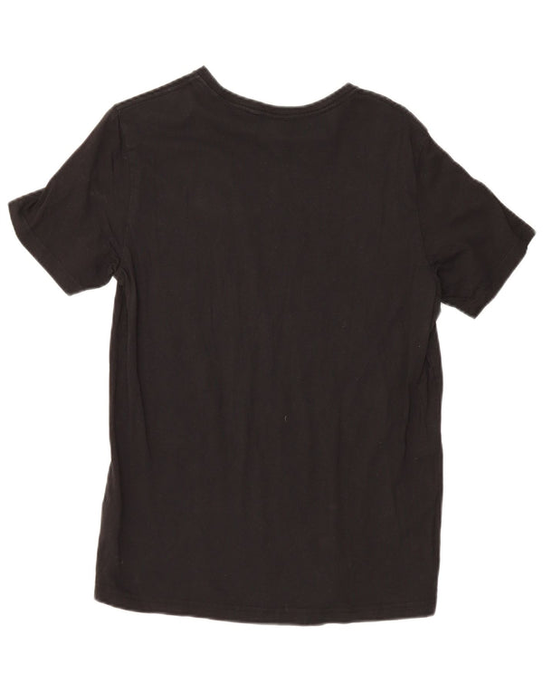 Puma Boys Graphic T-Shirt Top 15-16 Years Black Cotton Sports