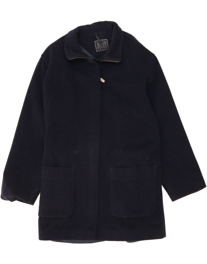 DAMO DONNA Womens Oversized Overcoat UK 10 Small Orange Wool Vintage Damo Donna and Second-Hand Damo Donna from Messina Hembry 