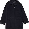 DAMO DONNA Womens Oversized Overcoat UK 10 Small Orange Wool Vintage Damo Donna and Second-Hand Damo Donna from Messina Hembry 