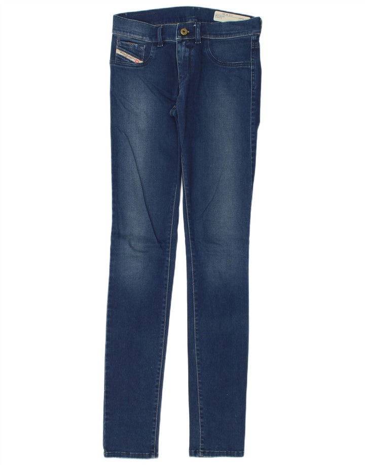 Diesel Womens Skinny Jeans W26 L33 Blue Cotton