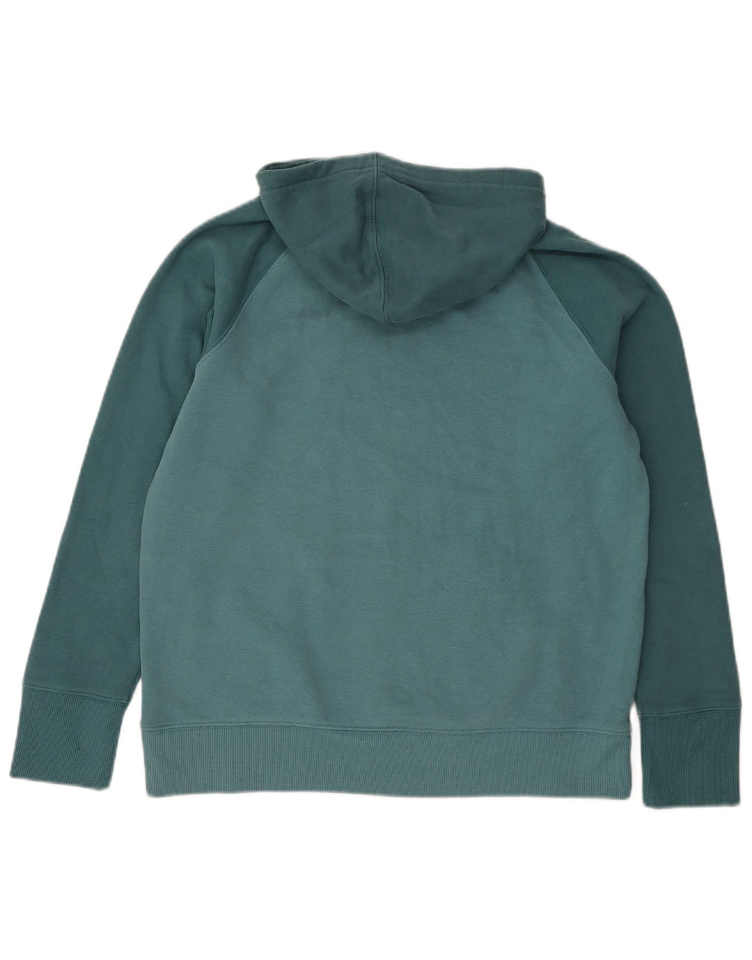 Champion Mens Graphic Hoodie Jumper Medium Blue Colourblock Cotton