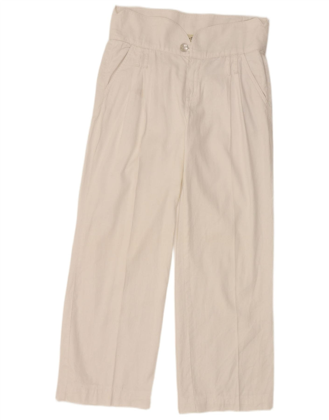 MASSIMO DUTTI Womens Pegged Chino Trousers W30 L27 White