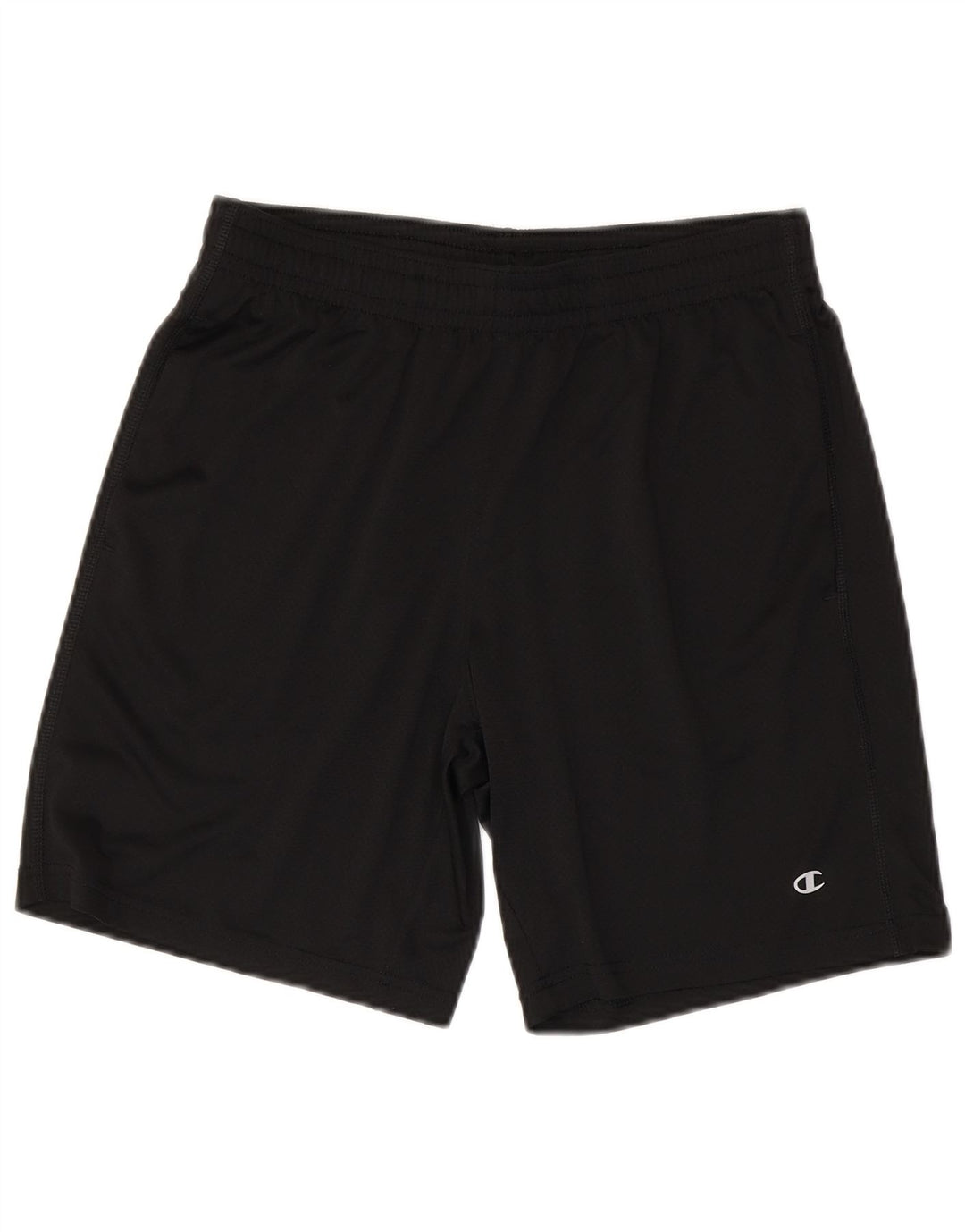 CHAMPION Mens Sport Shorts Small  Black Polyester