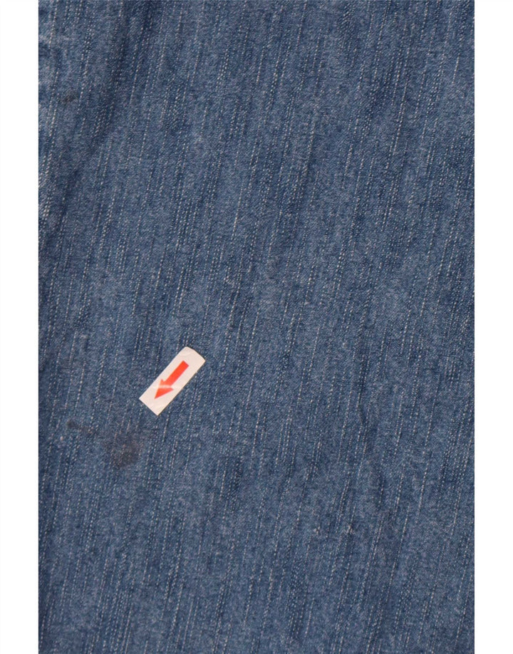 Carrera Mens 2 Button Denim Blazer Jacket UK 38 Medium Blue Cotton