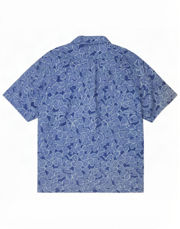 Polo Ralph Lauren Mens Caldwell Hawaiian Short Sleeve Shirt 2XL Blue Floral