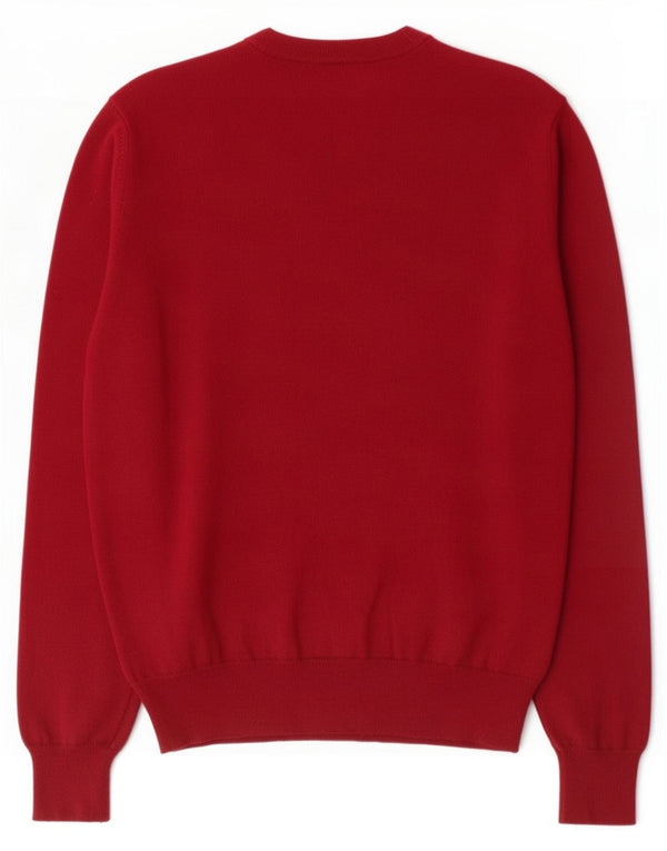Marina Yachting Mens Crew Neck Jumper Sweater Medium Burgundy