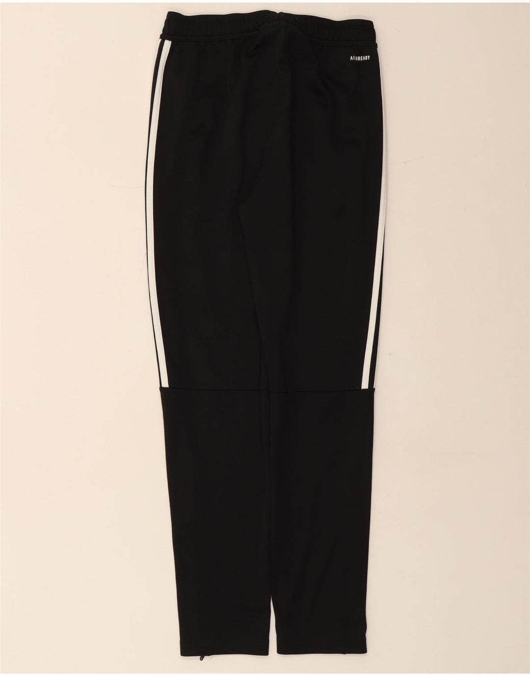 ADIDAS Boys Aeroready Tracksuit Trousers 13-14 Years  Black Polyester