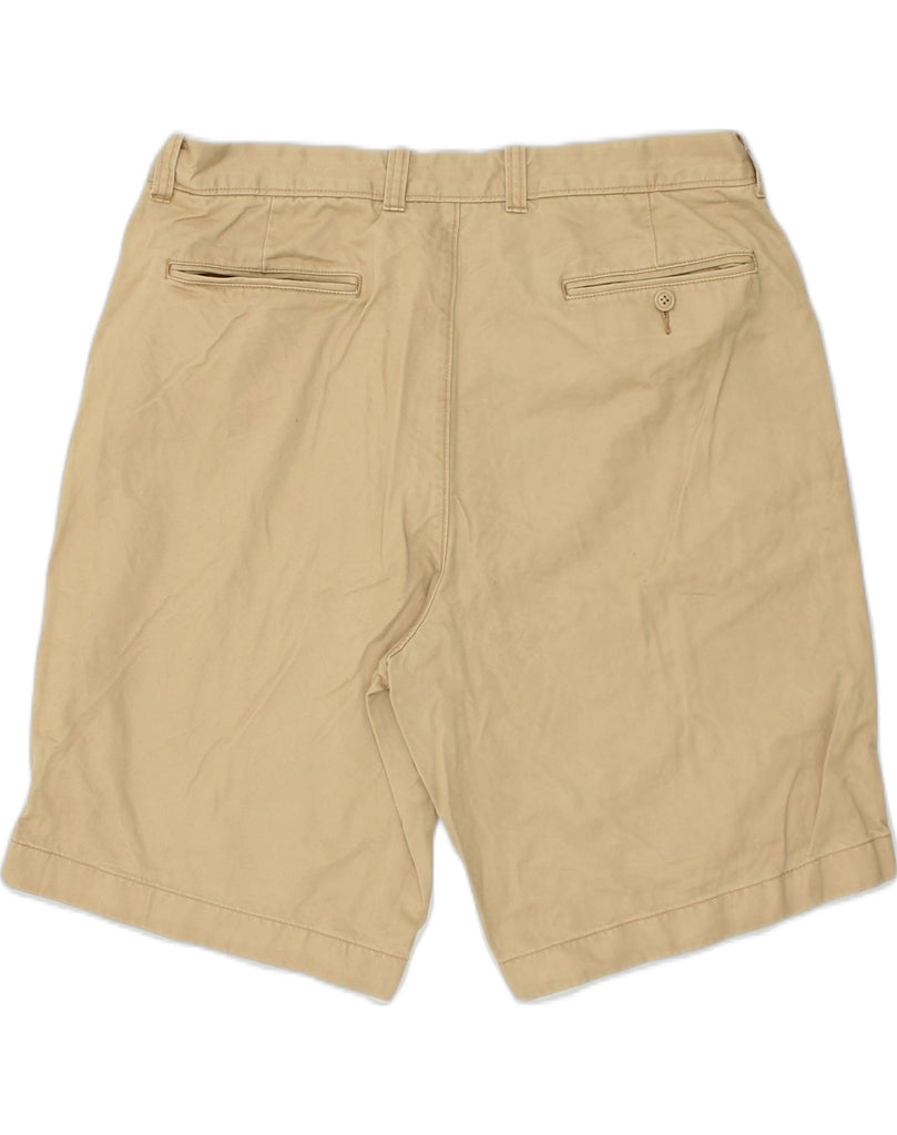 J. CREW Mens Broken In Chino Shorts W36 Large  Beige Cotton | Vintage J. Crew | Thrift | Second-Hand J. Crew | Used Clothing | Messina Hembry 