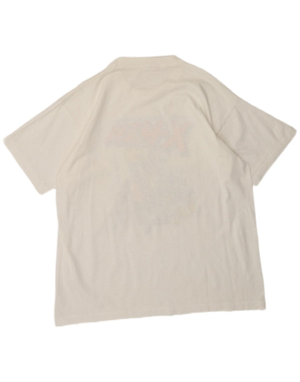 Vintage Mens Marvel Entertainment X-Men Graphic T-Shirt Top XL White 90s