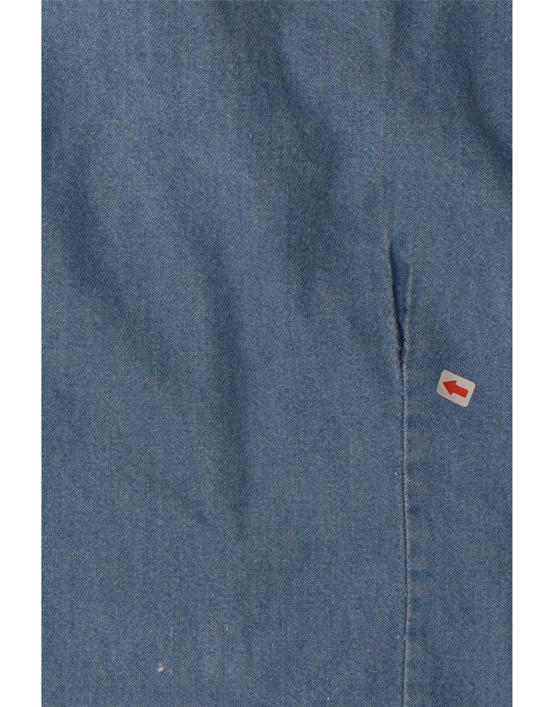 Vintage Womens Denim Shirt UK 14 Large Blue