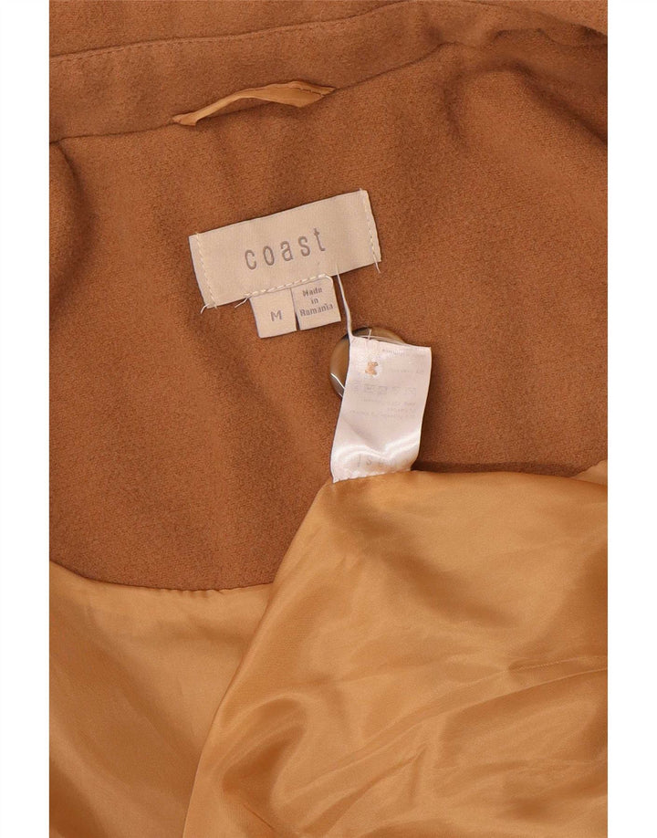Coast Womens 2 Button Blazer Jacket UK 14 Medium Beige Polyester