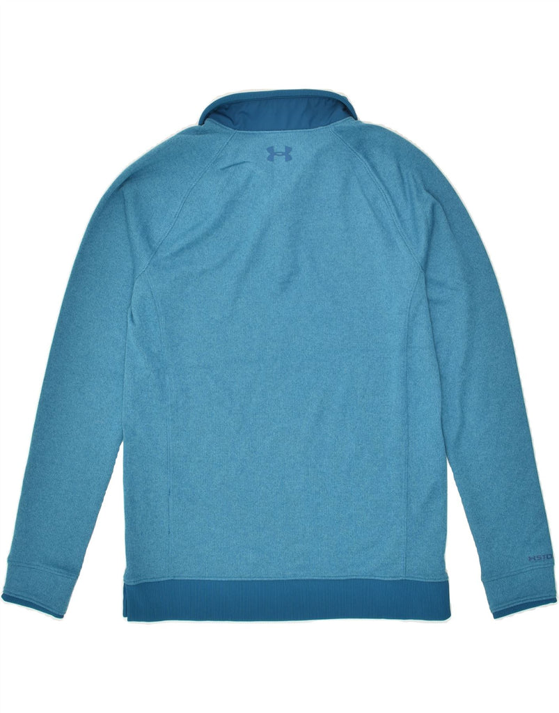 UNDER ARMOUR Boys Button Neck Sweatshirt Jumper 15-16 Years XL Blue Cotton | Vintage Under Armour | Thrift | Second-Hand Under Armour | Used Clothing | Messina Hembry 