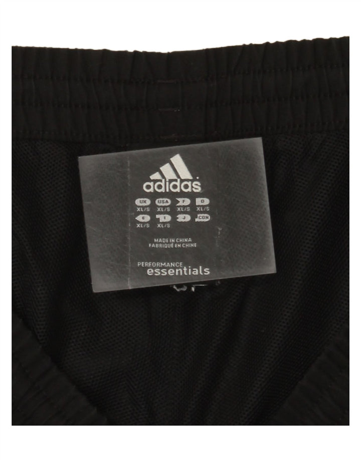 Adidas Mens Climalite Tracksuit Trousers XL  Black Polyester