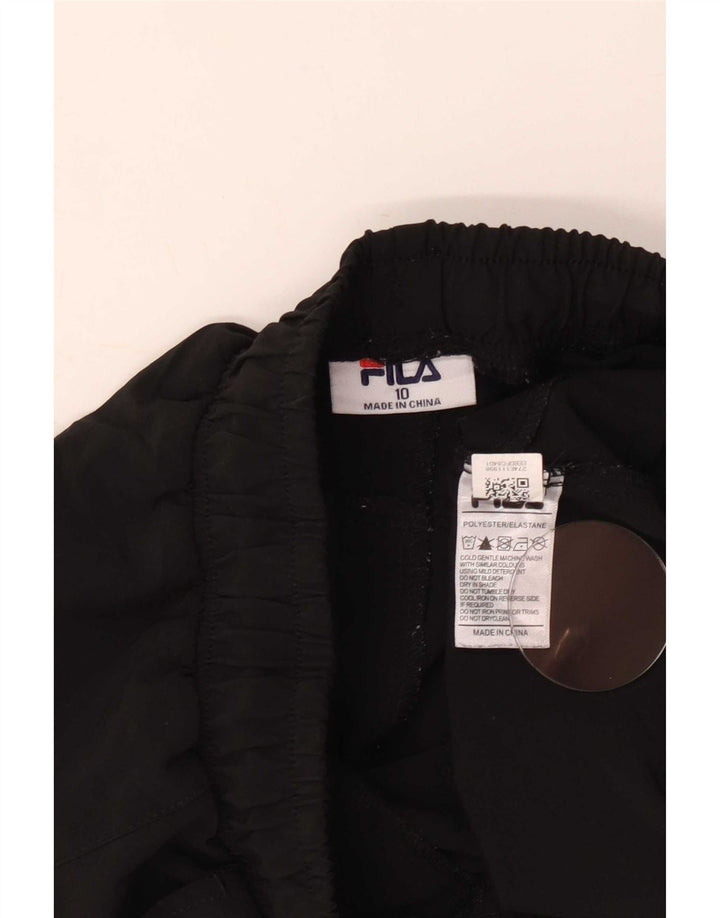 Fila Womens Sport Shorts UK 10 Small Black Polyester