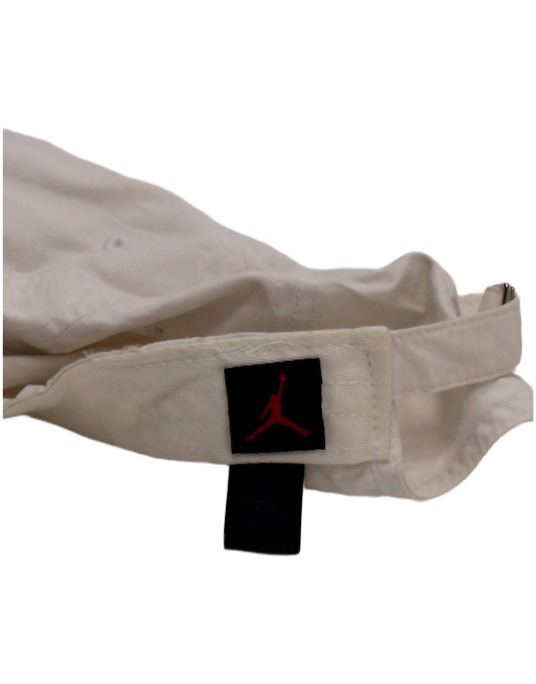 Jordan Mens Graphic Baseball Cap One Size White Cotton