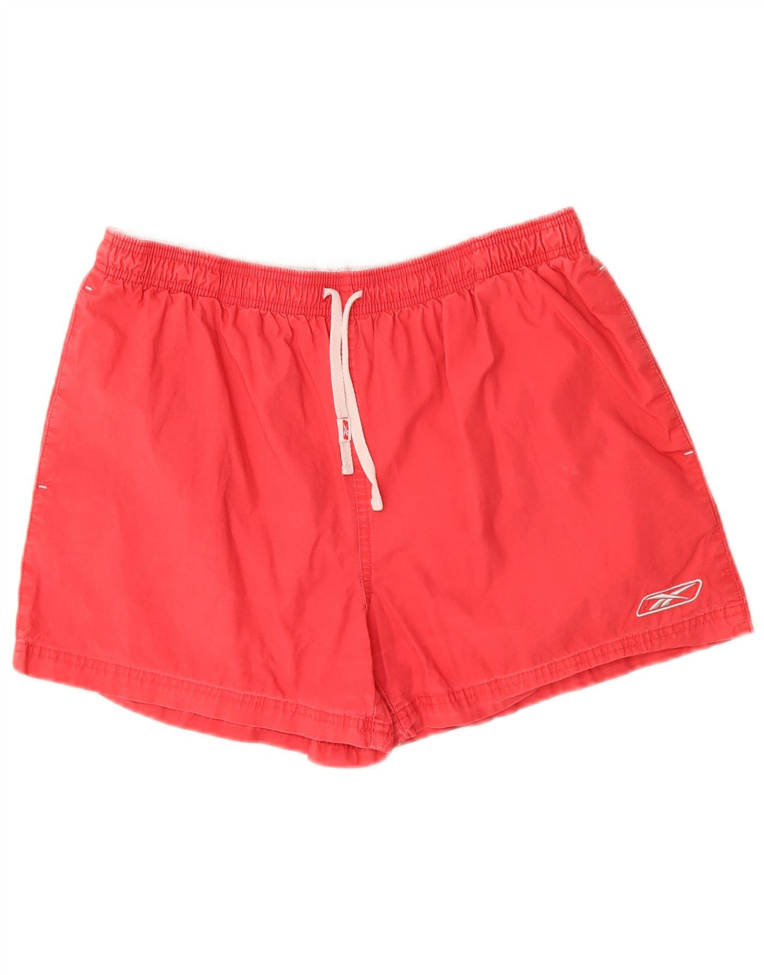 Reebok Mens Sport Shorts Small  Red Cotton