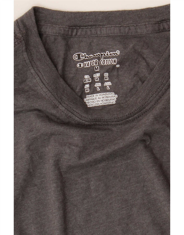 Champion Mens T-Shirt Top Medium Grey