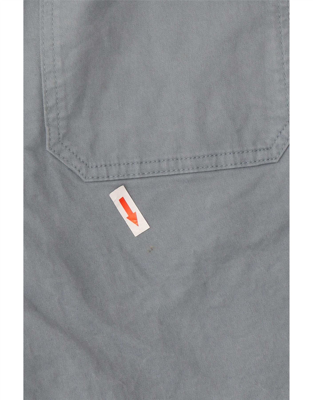 Marks & Spencer Mens Chino Shorts W34 Large Blue Cotton