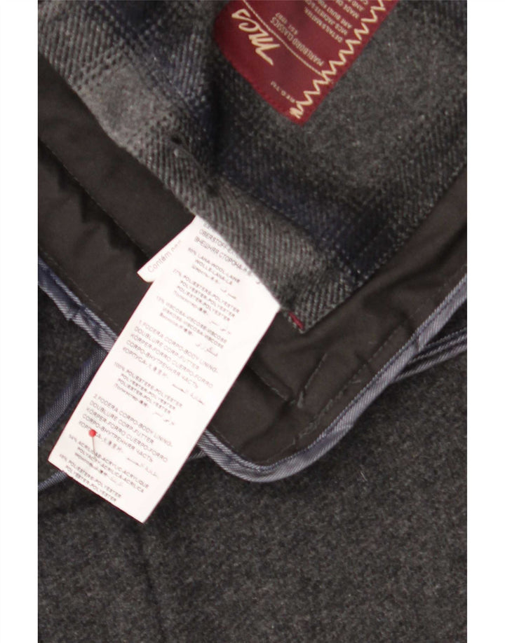Marlboro Classics Mens Pea Coat EU 56 3XL Grey Wool