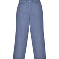 LAURA BIAGIOTTI Womens Straight Casual Trousers W31 L33 Blue Cotton | Vintage | Thrift | Second-Hand | Used Clothing | Messina Hembry 