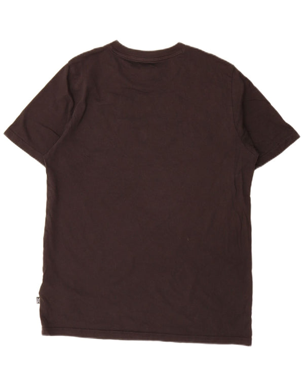 Puma Mens Graphic T-Shirt Top Medium Black Cotton