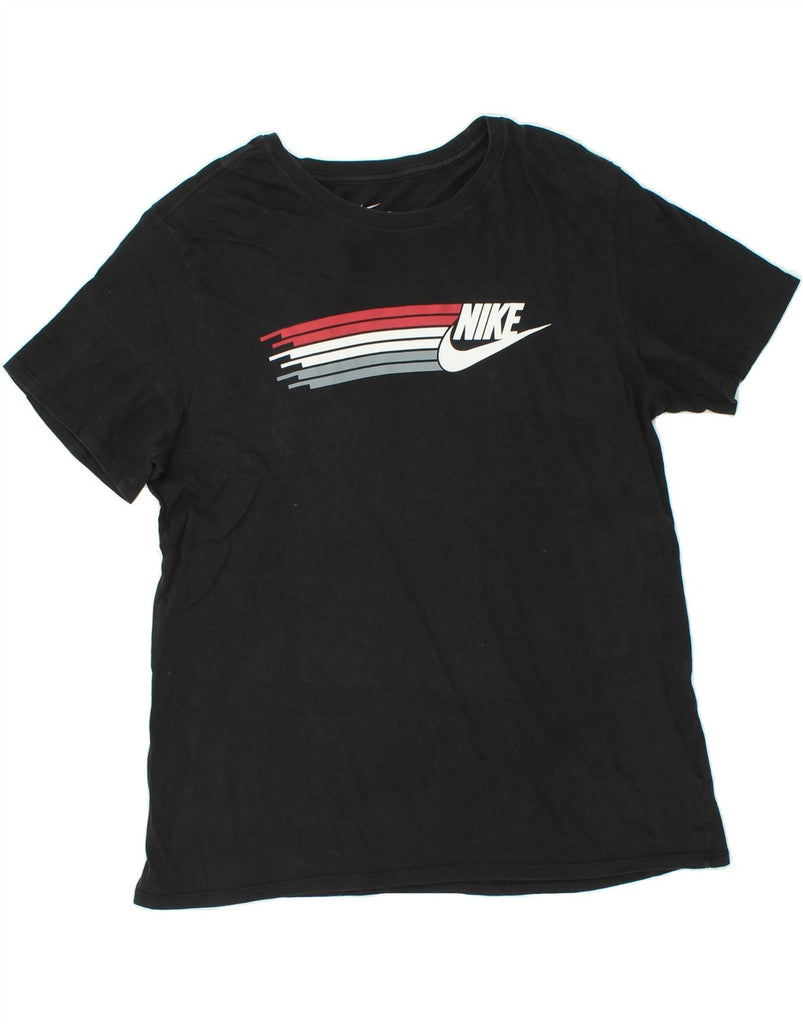 NIKE Mens Athletic Cut Graphic T-Shirt Top XL Black | Vintage Nike | Thrift | Second-Hand Nike | Used Clothing | Messina Hembry 