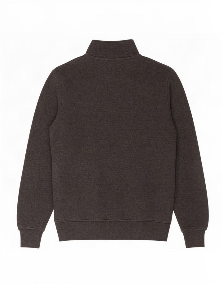 Jack & Jones Mens Core Zip Neck Sweatshirt Jumper Medium Grey Colourblock